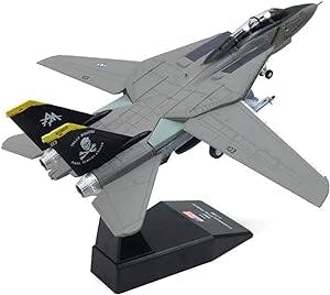 RCESSD Copy Airplane Model 1/100 for F-14 Tomcat F14B Scale Military Fighter Metal Die Cast Fighter Model Replica Aircraft Collection