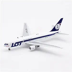 HATHAT Alloy Resin Collectible Airplane Models Die-Casting 1: 200 Scale Section Polish Airlines B767-200ER SP-LOA Alloy Aircraft Model Decoration Collection 2023 2024