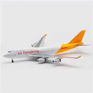 Alloy Resin Collectible Airplane Models 1:200 Alloy Aircraft Model for Huamin Aviation Boeing B747-400 B-HOU Ornament Collection Souvenirs Decoration Collection 2023 2024