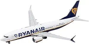 HATHAT Alloy Resin Collectible Airplane Models 1 200 B737-8MAX EI-HAW for Ryanair Aircraft Model Aviation Collectibles Decoration Collection 2023 2024