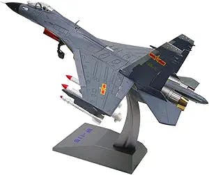 Lllunimon 1/48 Chinese J-11B Fighter Model Alloy Simulation Single Seat Heavy Fighter Aircraft Model for Display Collection Gift