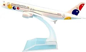 HATHAT Alloy Resin Collectible Airplane Models for: Airliner 16 Cm Long Live Columbia A320 Aircraft Model Model Aircraft Alloy Decoration Collection 2023 2024