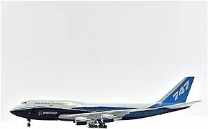 Aircraft Models Fit for Boeing 747 Airplane Model 1/160 Scale Die-Cast Resin Airplane Miniature Decorative Plastic Airplane Kit Graphic Display