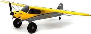 HobbyZone RC Airplane Carbon Cub S 2 1.3m BNF Basic (Transmitter, Battery and Charger not Included) with Safe, HBZ32500, Yellow