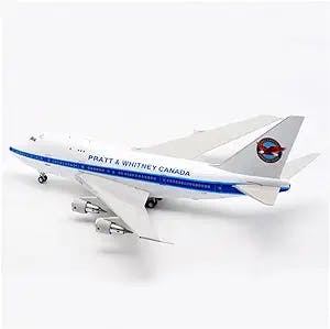 HATHAT Alloy Resin Collectible Airplane Models Die Casting 1: 200 Scale Canadian B747SP C-GTFF Alloy Aircraft Model Decoration Collection 2023 2024