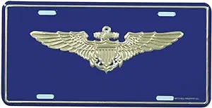 Honor Country Navy Aviator License Plate