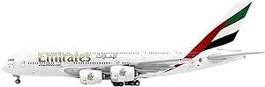 Exhibition Alloy Gifts 1/400 Scale GeminiJets GJUAE2054 Emirates Airbus A380 A6-EUV Alloy Die Cast Aircraft Model Maßstab des Diecast-Modells