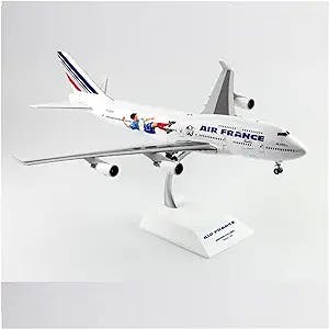 HATHAT Alloy Resin Collectible Airplane Models 1: 200 Scale Air France B747-400 Airline Model Decoration Collection 2023 2024