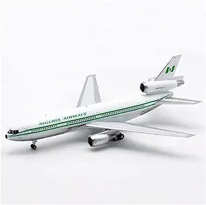 HATHAT Alloy Resin Collectible Airplane Models Die Casting 1 200 Scale Nigerian Airlines DC-10-30 5N-ANN Alloy Aircraft Model Decoration Collection 2023 2024
