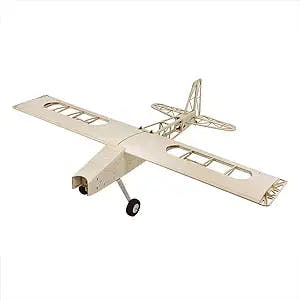 Dancing Wings Hobby Balsa Wood Electric Seaplane T12 Eyas Need to Build for Adults (T1211)