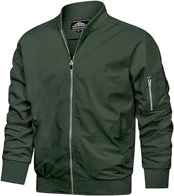 Up, up and away with the HJWWIN Men's Flight Bomber Jacket!