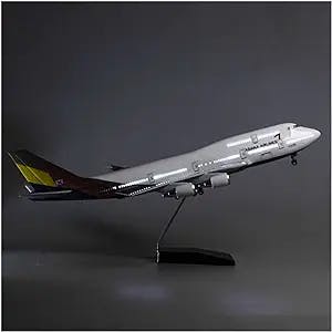 APLIQE Aircraft Models 1/160 for 747 B747 Korean Asian Airlines Model W LED LED DATAST Plastic Resin Aircraft Graphic Display ( Color : B )