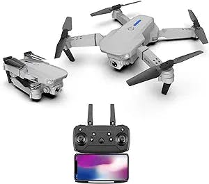 1080P HD Drone for Kids Adults - Mini Drone with Dual 1080P HD FPV Camera Remote Control Toys Gifts with Altitude Hold Headless Mode One Key Start Speed Adjustment