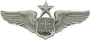 Navigating My Style with the USAF Senior Navigator Wings 3" Large Lapel Pin