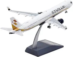 HATHAT Alloy Resin Collectible Airplane Models for A321 NEO B-58201 STARLUX AIR Airlines Aircraft Airplane 1 200 Scale Model Display Show Decoration Collection 2023 2024