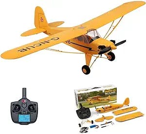 QIYHBVR RC Plane, 5CH Remote Control Airplane, 2.4Ghz RC Aircraft Fighter with Brushless Motor, 6 Axis Gyro, Multiple Flight Modes, Easy & Ready to Fly for Adults and Beginners