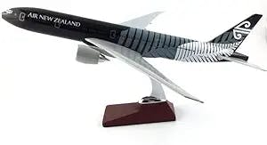 45-47CM New Zealand Airlines 777 Ferrous Metal Alloy Aircraft Model Collection Model Aircraft Gold Aircraft Model Adult Ornament Decoration Gift