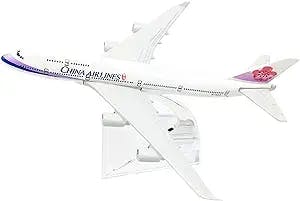 AEFSBE for China Airlines Boeing 747 Ratio 1:400 Metal Aviation 16cm Simulation Aircraft Model Toys Gift