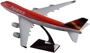 47cm Boeing 747 Columbia Airlines Aircraft Model Resin B747 Avianca Airlines Airbus Model Creative Avianca Aircraft Airplane Model