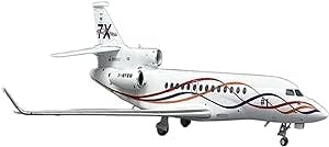 The High-Flying French Falcon 7X Business Aircraft Model: A Dream for Aviat