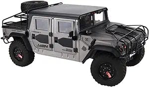 KKXX Remote Control Truck Toy HG P415A H1 1/10 11.8KM/H 4WD 2.4G Climbing Off-Road Vehicle Model RC Electric Crawler Car Crawler with Standard Version for Kids and Adults (Silver Gray)