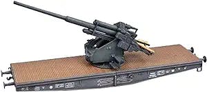 FMOCHANGMDP Tank 3D Puzzles Plastic Model Kits, 1/35 Scale German Flak 40 12.8cm Anti-Aircraft Gun Model, Adult Toys and Gift