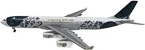 HATHAT Alloy Resin Collectible Airplane Models 1 400 A340-300 Aircraft Model for Gulf Air Alloy Aircraft Collection Display Model Decoration Collection 2023 2024