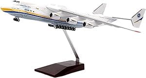 HATHAT Alloy Resin Collectible Airplane Models for: 1 200 Scale Ukrainian A-225 Transport Aircraft Model Antonov Simulation Aircraft Model Decoration Collection 2023 2024