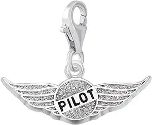 "Fly High with the Rembrandt Charms Pilot's Wings Charm: A Must-Have Access