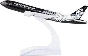 24-Hours The New Zealand B777 Alloy Metal Model Plane Child Birthday Gift Plane Models Chiristmas Gift 1:400
