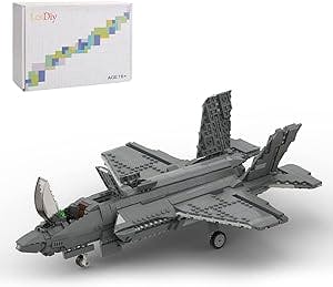 RuiyiF MOC-59318 Lockheed Martin F-35 B Military Model Building Block Kit (1671PCS)