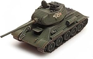 FMOCHANGMDP Tank 3D Puzzles Plastic Model Kits, 1/16 Scale Soviet T-34/85 Tank Model, Adult Toys and Gift