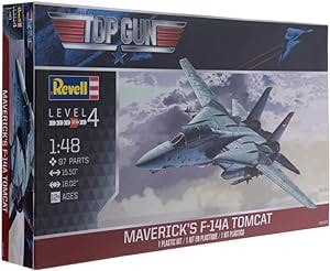 Revell RMX855872 1:48 Maverick's F-14A Tomcat [Top Gun] [Model Building KIT]