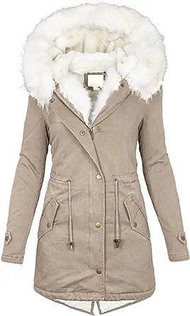 Shacket Jacket Women, Womens Ladies Warm Feather Plus Size Solid Color Plush Long Sleeve Lapel Imitation