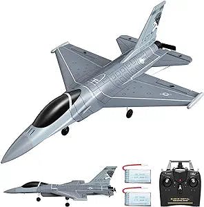 Up, Up, and Away with the VOLANTEXRC 4CH RC Plane F-16 Fighting Falcon!