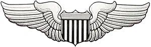 Proudly Wear Your Military Wings with USAF Pilot Wings Decal - Veteran Owne