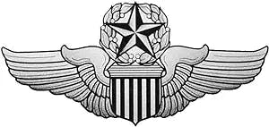 USAF Command Pilot Wings Decal - Veteran Owned Business