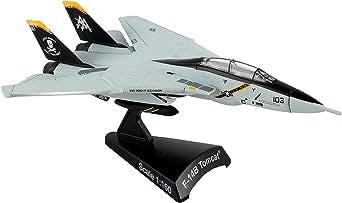 Daron Worldwide Trading Postage Stamp F-14 Tomcat Vf-103 Jolly Rogers 1/16o Scale Airplane Model, 144 months to 1000 months