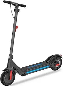 Wheelspeed Electric Scooter, 20-25 Miles & 15 MPH(Pro Ver. 35-40 Miles & 19 MPH) Commuting Electric Scooter, 350W Motor(Pro Ver. 400W) 10" Pneumatic Tires Foldable E-scooter Adult with Rear Suspension