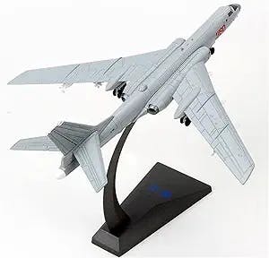 CHEEZZ Airplanes Diecast Models 1/144 Soviet Tu 16For Chinese Version Xi'an H-6 Strategic Bomber Fighter Aircraft Model Hobbies Pre-Built Jets Toys Kits