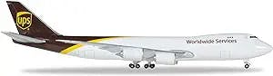 Herpa 531023-001 UPS Airlines Boeing 747-8F-N607UP-Wings/Pickup Aircraft, Multicoloured