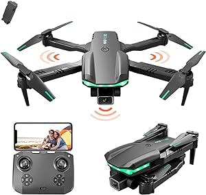 Drone with Dual 4K HD FPV Camera for Beginner&Kids - Drone Toys Gifts for Boys Girls Altitude Hold Headless Mode One Key Start Speed Adjustment 4 Channel C09