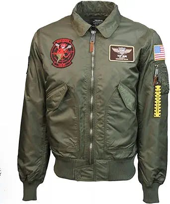 Top Gun® CWU-45 Flight Jacket With Patches