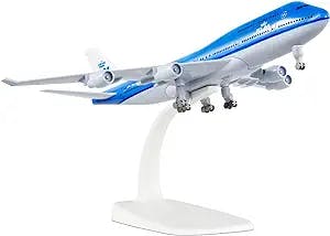 Fly High with the Busyflies 1:300 Scale KLM Dutch Royal Boeing 747 Airplane