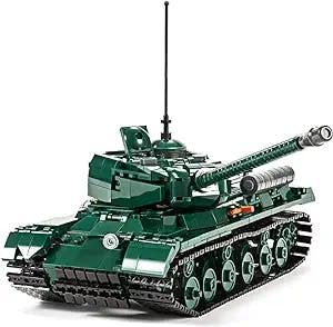 DAHONPA is-2 Heavy Tank Building Block(845 PCS),WW2 Military Historical Collection Tank Model with 3 Soldier Figures,Toys Gifts for Kid and Adult.