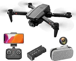 Camera Drone with 4K UHD Camera for Adults, Foldable GPS Quadcopter with Brushless Motor, Auto Return Home, Follow Me Double 2(1,Single)