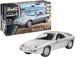 Revell 07656 1:16 Porsche 928 Plastic Model Kit 1/16: A Dream for Car Lover