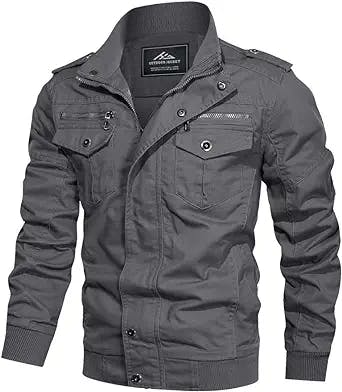 The Perfect Outerwear for Any Casual Adventure: HJWWIN Men's Military Jacke
