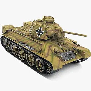 Koliyn Military Tank Model, 1/35 Scale German T-34/76 747 Tank Model, Adult Toys and Gift