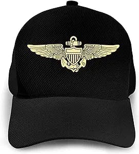 Classic Baseball Cap Naval Aviator Pilot Wings Men Women Golf Hats Plain Cap Unisex Adjustable
